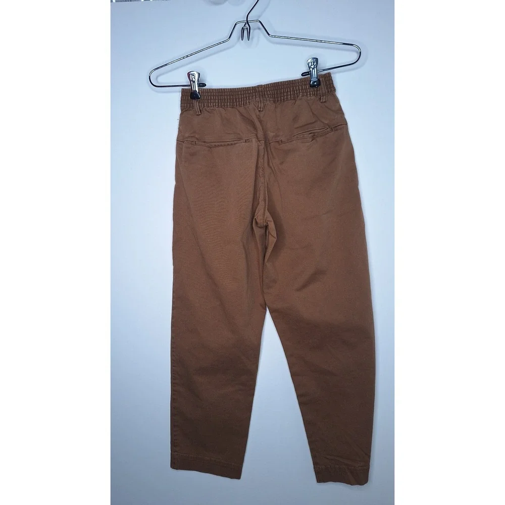 Zara Kids Brown Elastic Waist Trousers Pants Size 11-12 152cm‎